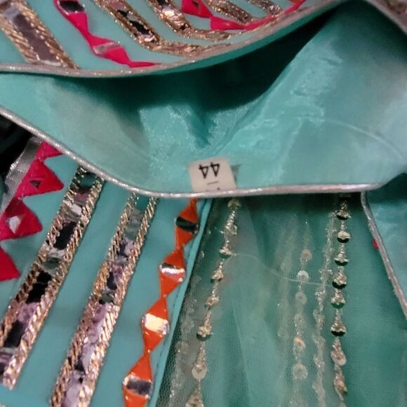 Gorgeous AQUA 3 PCE LEHENGA "not on sale" - Picture 8 of 9